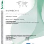 Bild - Download - Zertifiakt ISO 9001:2015